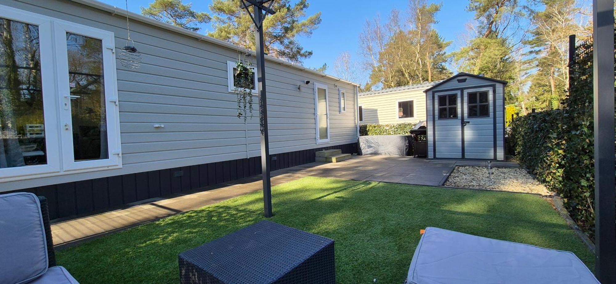 Het Veluwse Boshuisje Knus Chalet Met Omheinde Tuin Op De Veluwe Hoenderloo Ngoại thất bức ảnh