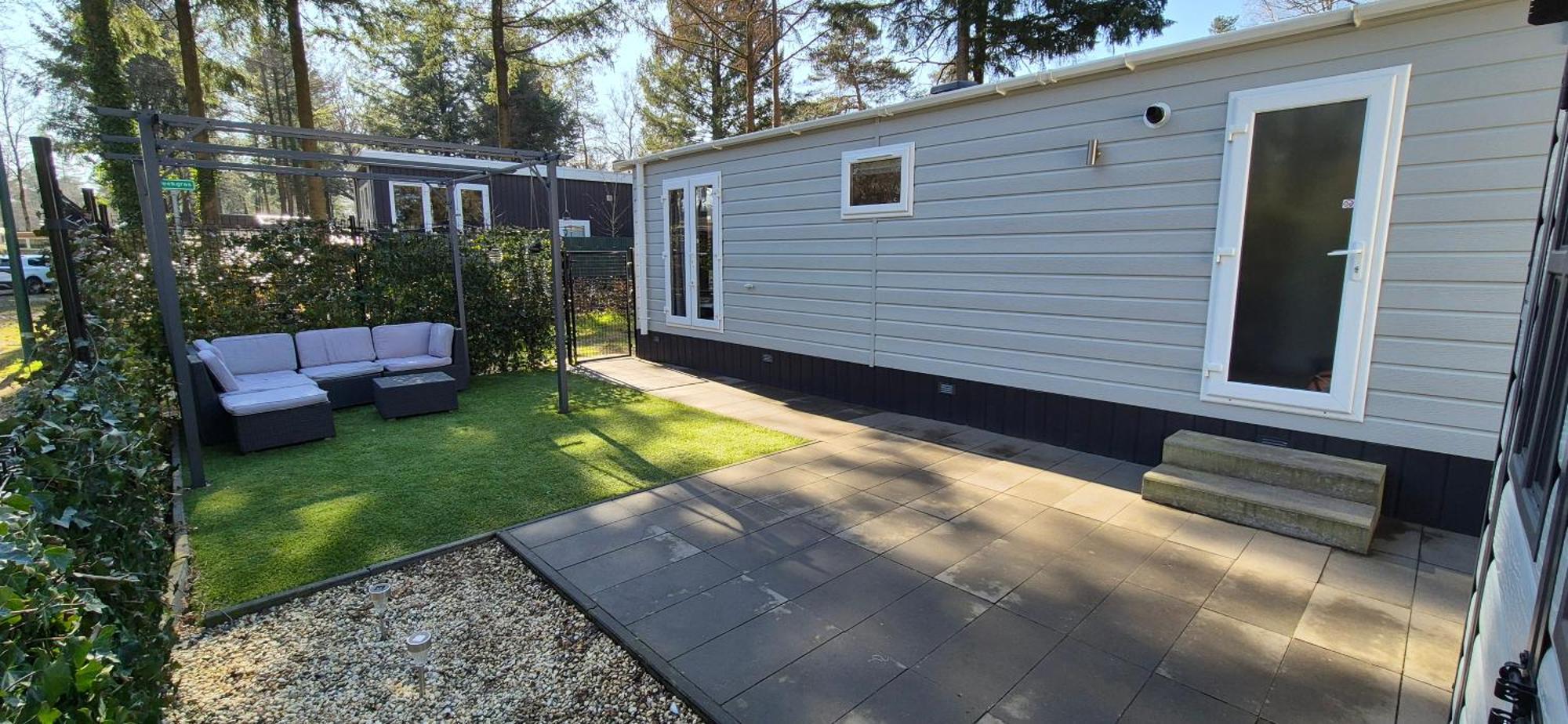 Het Veluwse Boshuisje Knus Chalet Met Omheinde Tuin Op De Veluwe Hoenderloo Ngoại thất bức ảnh
